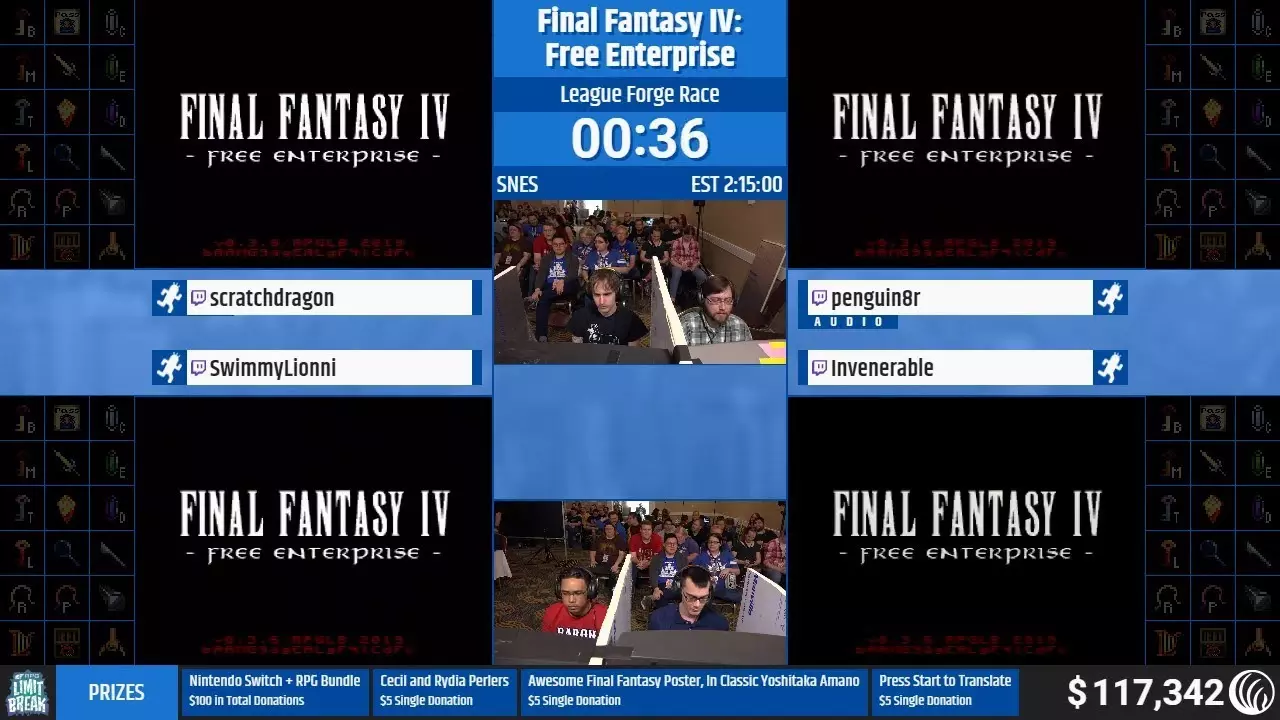 Final Fantasy IV League Forge Race RPG Limit Break 2019